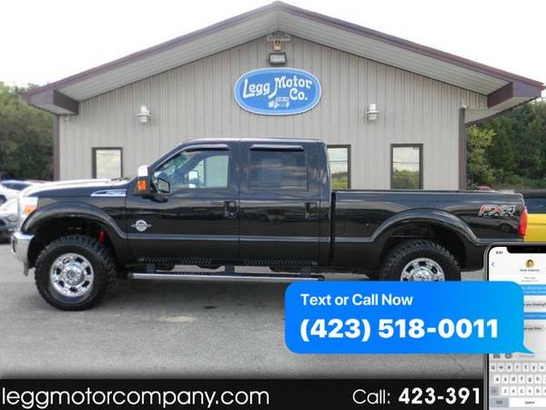 2015 Ford F-250 F250 F 250 SD Lariat Crew Cab 4WD - EZ FINANCING... for sale in Piney Flats, TN
