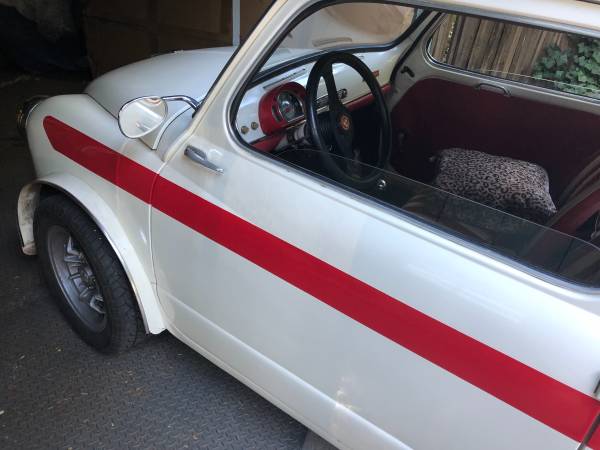 1958 Fiat 600 / Ragtop Custom , Loaded Abarth / Must see ! for sale in Felton, CA – photo 5