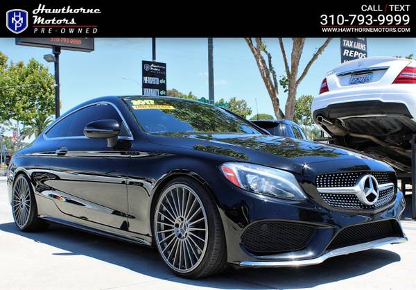 2017 Mercedes-Benz C-Class C 300 Coupe Black for sale in Lawndale, CA
