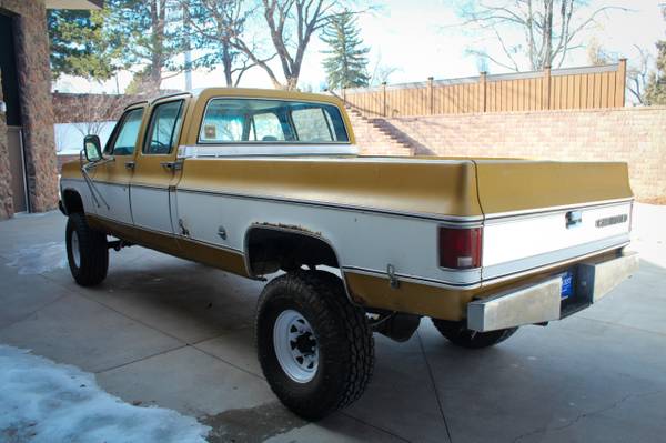 1975 Chevrolet C20 Crew Cab 3 3 Camper Special - - by for sale in Greeley, CO – photo 5