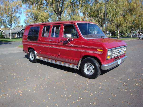 1991 FORD CONVERSION VAN 351 AUTO NICE INTERIOR COUCH/BED !! for sale in LONGVIEW WA 98632, OR – photo 9