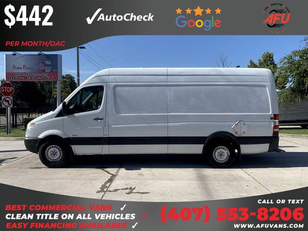 442/mo - 2012 Mercedes-Benz Sprinter 2500 Cargo Extended w170 w 170 for sale in Kissimmee, FL