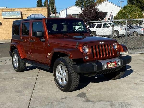 2014 Jeep Wrangler Unlimited Sahara Sport Utility 4D BEST PRICES -... for sale in Roseville, NV – photo 2