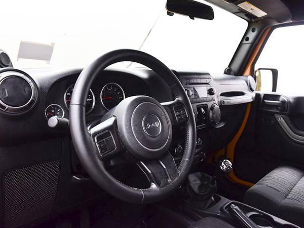 2012 Jeep Wrangler Unlimited Sport SUV 4D suv YELLOW - FINANCE ONLINE for sale in Carrollton, TX – photo 2
