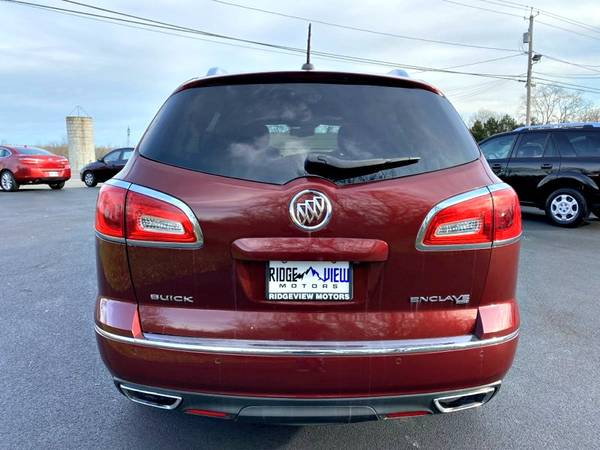 2017 Buick Enclave Premium suv Crimson Red Tintcoat - cars & trucks... for sale in Spencerport, NY – photo 4