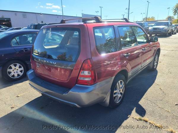2005 Subaru Forester Red - - by dealer - vehicle for sale in Woodbridge, District Of Columbia – photo 3