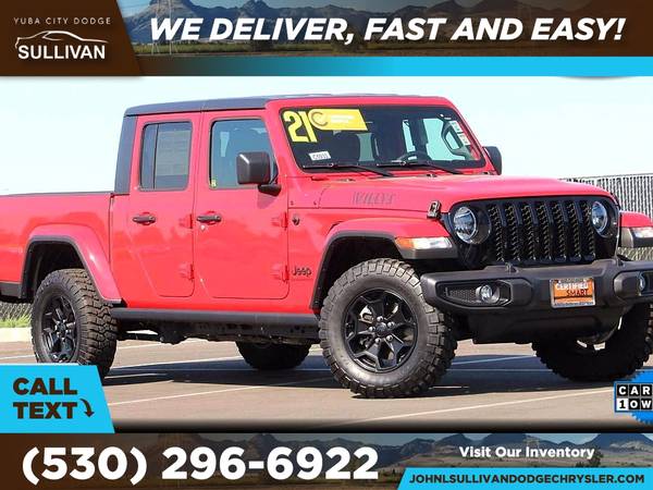 2021 Jeep Gladiator Willys - - by dealer - vehicle for sale in Yuba City, CA