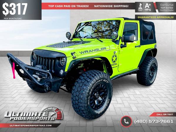 317/mo - 2012 Jeep Wrangler Sport GUARANTEED APPROVAL - cars & for sale in Scottsdale, NM – photo 9