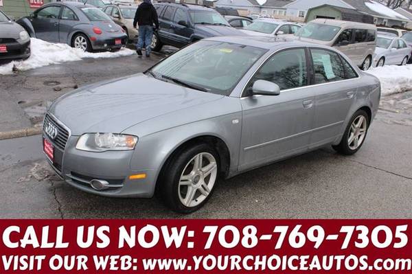 2007*AUDI*A4 2.0T*GAS SAVER LEATHER SUNROOF CD ALLOY GOOD TIRES 114704 for sale in posen, IL