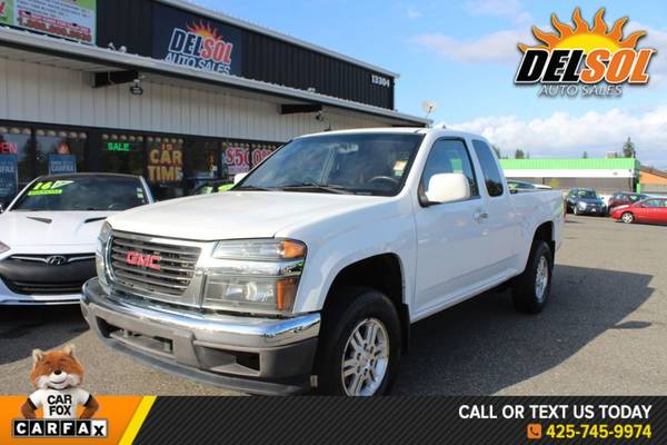 2010 GMC Canyon SLE Clean CARFAX, Great Service Records, 4WD, Power Pa for sale in Everett, WA