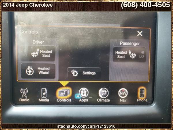 2014 Jeep Cherokee 4WD 4dr Trailhawk with Covered Dashboard Storage,... for sale in Janesville, WI – photo 15