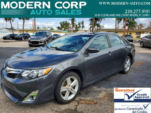2012 TOYOTA CAMRY SE - 67K mi - LEATHER, QUICK 4-CYLINDER, NICE for sale in Fort Myers, FL