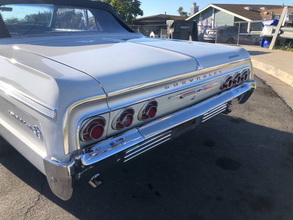 1964 Chevy Impala Convertible Super Sport for sale in San Diego, CA – photo 9