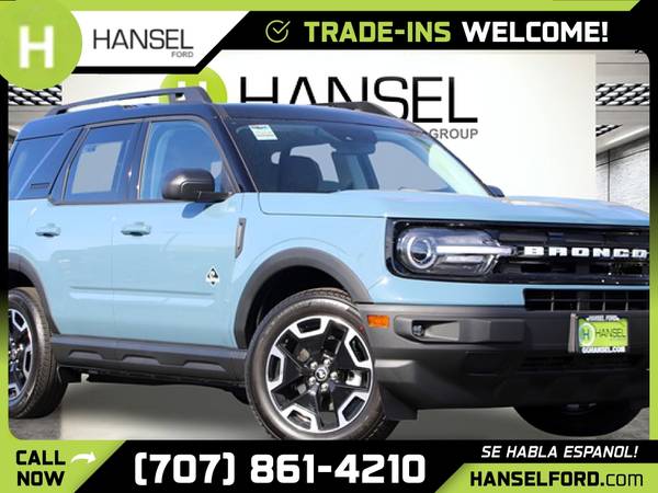 2022 Ford Bronco Sport Outer Banks FOR ONLY 713/mo! for sale in Santa Rosa, CA