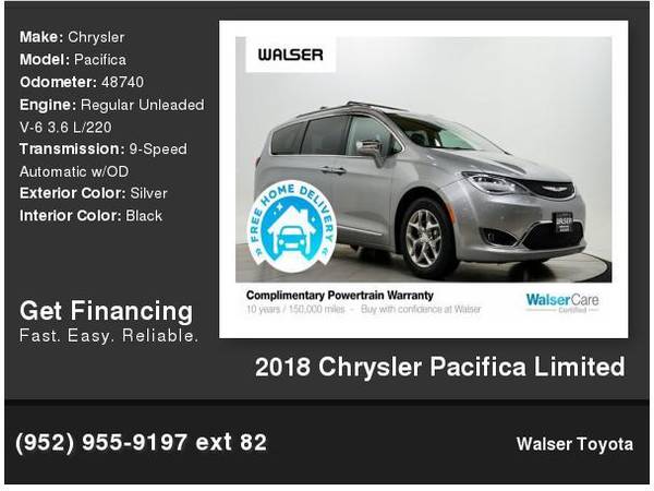 2018 Chrysler Pacifica Limited - cars & trucks - by dealer - vehicle... for sale in Bloomington, MN