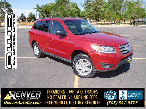 2012 Hyundai Santa Fe GLS / ALL WHEEL DRIVE! - cars & trucks - by... for sale in Parker, CO