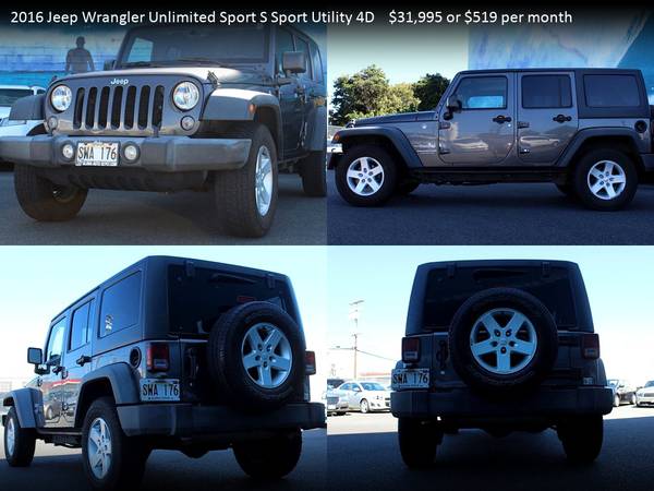 2017 Jeep Wrangler Sport SUV 2D 2 D 2-D for only 535/mo! - cars & for sale in Honolulu, HI – photo 14