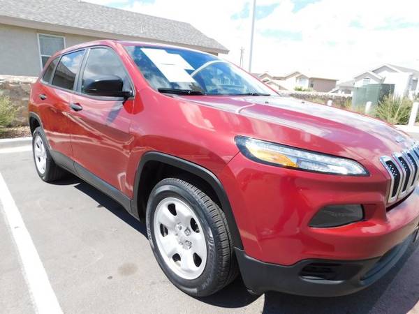 2016 Jeep Cherokee Sport hatchback Deep Cherry Red Crystal Pearlcoat for sale in El Paso, TX – photo 4