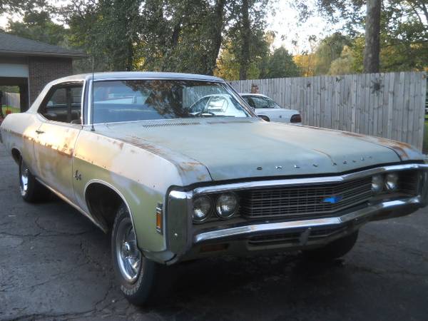 1969 CHEVY IMPALA SPORTS COUPE for sale in Uniontown, PA