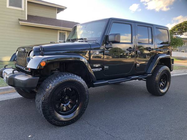 2012 JEEP WRANGLER UNLIMITED SAHARA (low miles) - - by for sale in Honolulu, HI