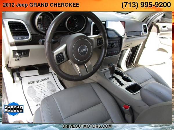 2012 JEEP GRAND CHEROKEE - cars & trucks - by dealer - vehicle... for sale in Houston, TX – photo 10