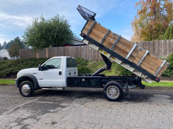 2005 Ford f550 dump truck - cars & trucks - by dealer - vehicle... for sale in Portland, OR – photo 12