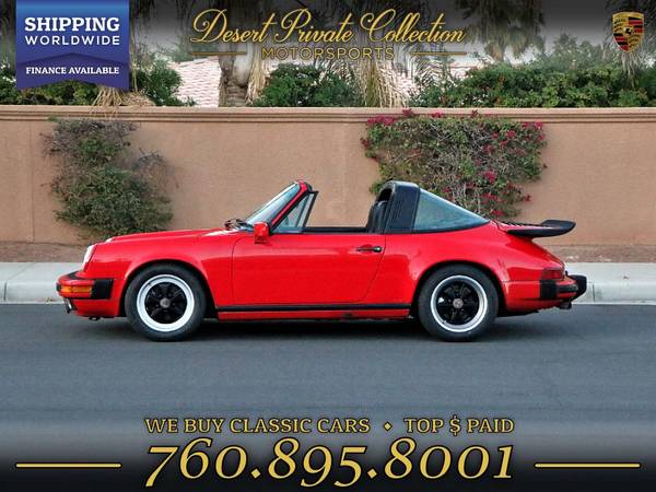 Stunning 1989 Porsche 911 Carrera Targa priced to sell! for sale in Palm Desert, NY – photo 3