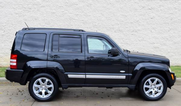 Black 2012 Jeep Liberty Latitude - V6 4x4 - Black Leather - 95k... for sale in Raleigh, NC – photo 5