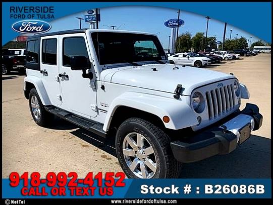 2016 Jeep Wrangler Unlimited Sahara 4WD SUV -EZ FINANCING -LOW DOWN!... for sale in Tulsa, OK – photo 4