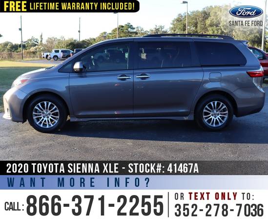 2020 Toyota Sienna XLE Auto Access Seat Stow-N-Go - Sunroof for sale in Alachua, FL – photo 4