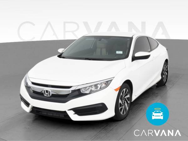 2018 Honda Civic LX Coupe 2D coupe White - FINANCE ONLINE - cars &... for sale in Blountville, TN