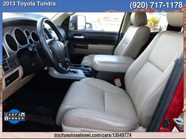2013 Toyota Tundra Limited 4x4 4dr Double Cab Pickup SB (5.7L V8)... for sale in MENASHA, WI – photo 11
