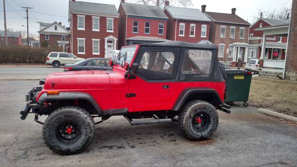 90 jeep yj for sale in Alexandria, PA – photo 2