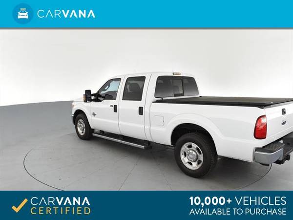 2011 Ford F250 Super Duty Crew Cab XLT Pickup 4D 6 3/4 ft pickup White for sale in Auburndale, MA – photo 8