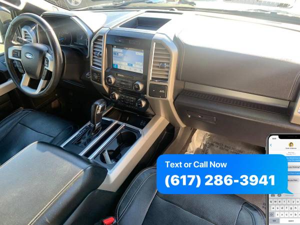 2016 Ford F-150 F150 F 150 Lariat 4x4 4dr SuperCrew 6 5 ft SB for sale in Somerville, MA – photo 20