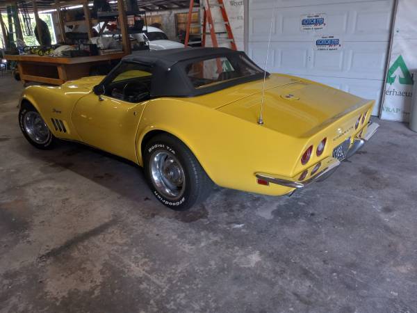 1969 Corvette 427 4spd yellow convt Beautiful - - by for sale in Gainesville, GA – photo 2