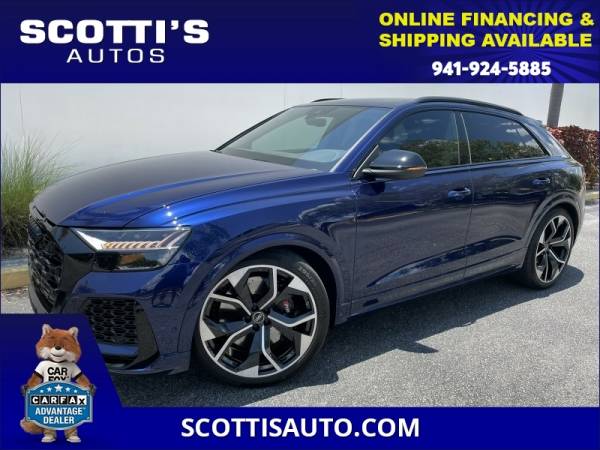 2022 Audi RS Q8 RS Q8 BLUE METALLIC/BLACK LEATHER ONLY 3K MILES for sale in Sarasota, FL