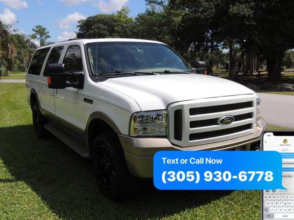 2005 Ford Excursion 137 WB 6.0L Eddie Bauer 4WD CALL / TEXT (3 for sale in Miami, FL – photo 7