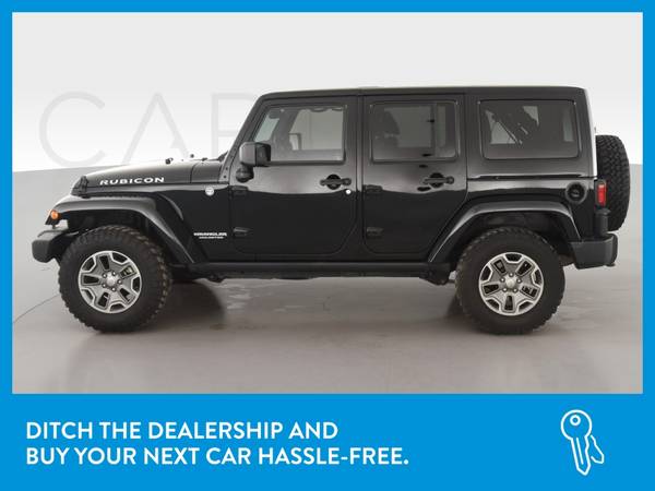 2013 Jeep Wrangler Unlimited Rubicon Sport Utility 4D suv Black for sale in San Marcos, TX – photo 4