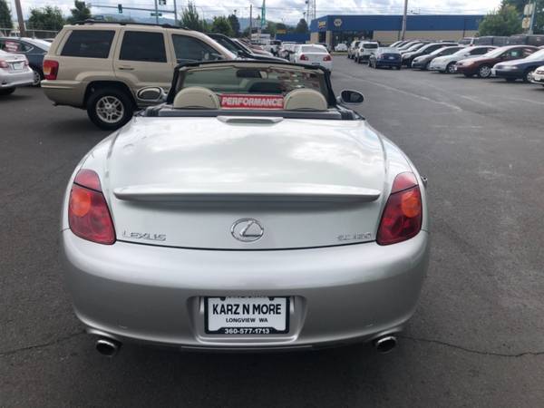2002 Lexus SC 430 2dr Convertible/Hardtop V8 Auto 132K Leather for sale in Longview, OR – photo 6