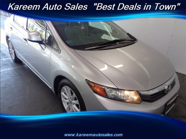 2012 Honda Civic EX-L FREE 1 Month/3000 Mile Limited Warranty Leather for sale in Sacramento , CA