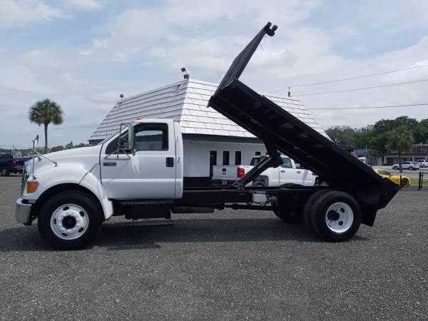 2007 Ford F-650 Flatbed Dump Powered By Caterpillar Delivery for sale in Other, NC – photo 2
