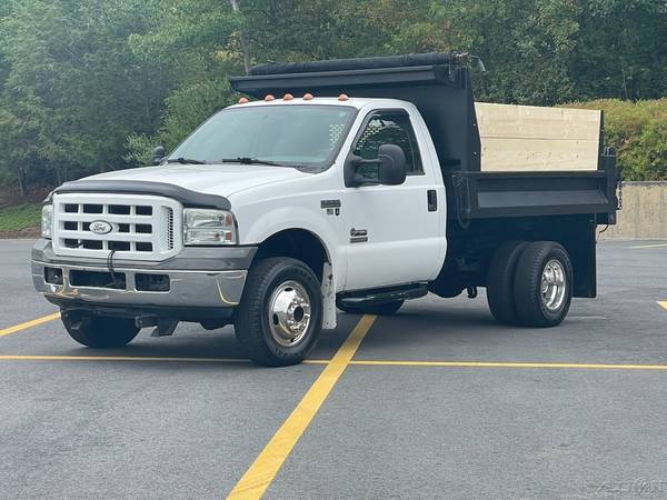 2005 Ford F350 4x4 9 Dump Truck Body 6 0L DIESEL F-350 4WD for sale in Other, NH – photo 3