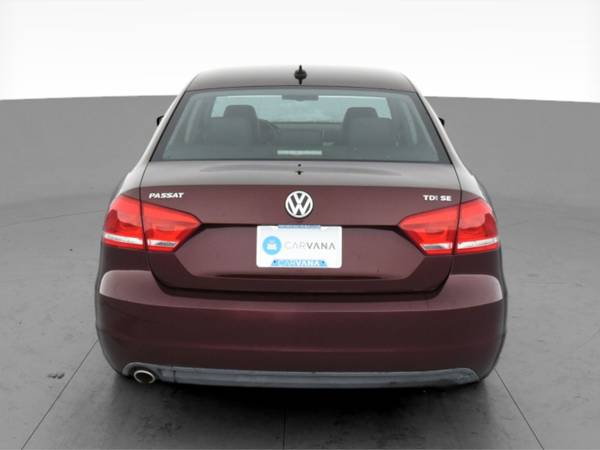 2013 VW Volkswagen Passat TDI SE Sedan 4D sedan Red - FINANCE ONLINE... for sale in NEWARK, NY – photo 9