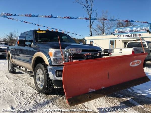 2014 Ford F-250 Crew Cab Lariat 4X4 SNOW PLOW 1-OWNER!!! SNOW PLO for sale in Westminster, PA