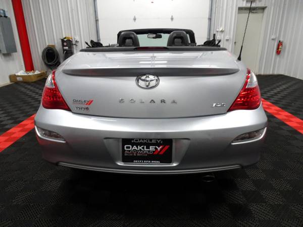 2007 Toyota Camry Solara Convertible SLE Convertible Silver - cars & for sale in Branson West, MO – photo 4