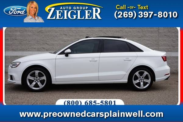 *2017* *Audi* *A3 Sedan* *2.0T Premium* for sale in Plainwell, MI