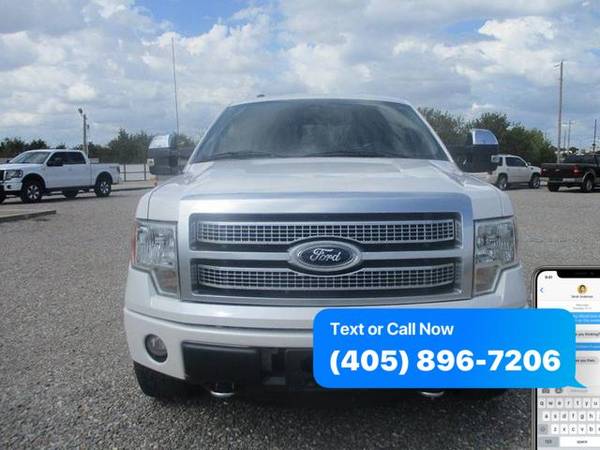 2012 Ford F-150 F150 F 150 Platinum 4x4 4dr SuperCrew Styleside 5.5... for sale in MOORE, OK – photo 3