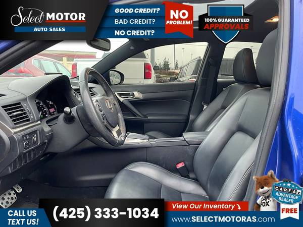 2014 Lexus CT 200h 200 h 200-h BaseHatchback FOR ONLY 379/mo! for sale in Lynnwood, WA – photo 5