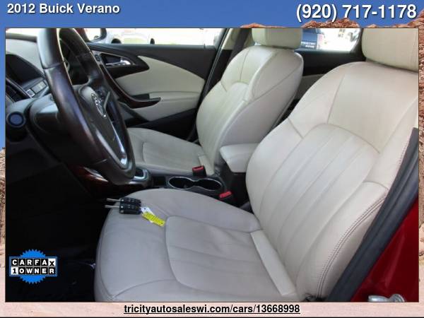 2012 BUICK VERANO LEATHER GROUP 4DR SEDAN Family owned since 1971 -... for sale in MENASHA, WI – photo 12